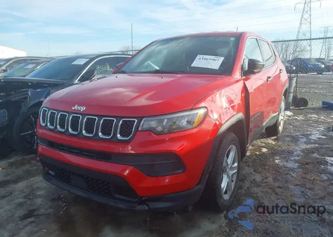 2023 Jeep Compass Sport 4X4 z USA, uszkodzony, nr VIN 3C4NJDAN9PT536236